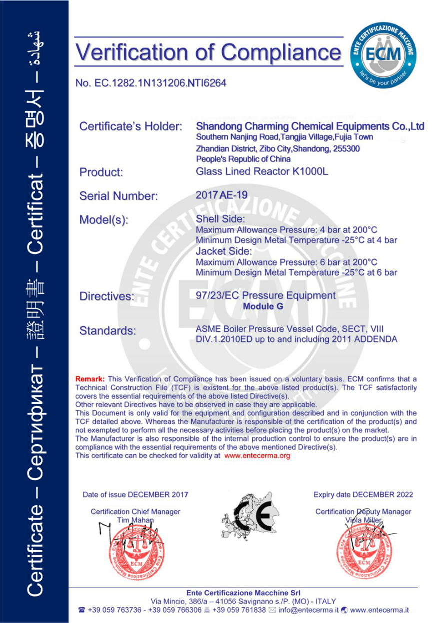 ECM Certificate